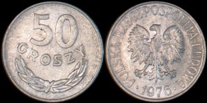 Polska, 50 Groszy 1976