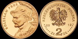 Polska, 2 Złotych 2012, Bolesław Prus