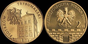 Polska, 2 Złotych 2008, Piotrków Trybunalski