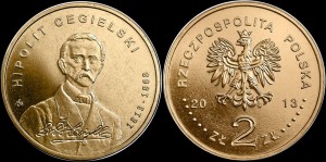 Polska, 2 Złote 2013, Hipolit Cegielski