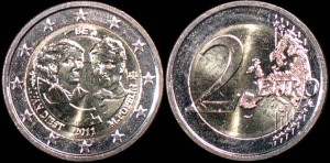 EURO-Belgia 100l Dzień Kobiet, 2 Euro 2011, KM 308, Stan I