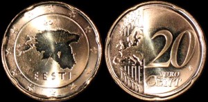 EURO-Estonia, 20 Centów 2011, KM 65, Stan I
