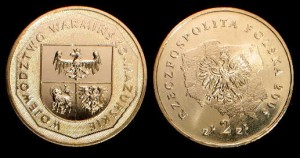 Polska, 2 Złotych 2005, Woj. Warmińsko-Mazurskie