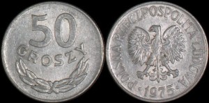 Polska, 50 Groszy 1975