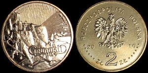 Polska, 2 Zł 2010, Wielkie Bitwy- Grunwald Kłuszyn