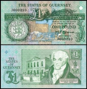 GUERNSEY, 1 POUND (1991-), Pick 52a
