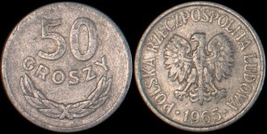 Polska, 50 Groszy 1965