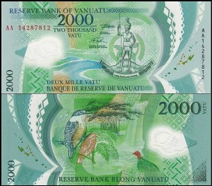 VANUATU, 2000 VATU 2014, plastik, Pick 14