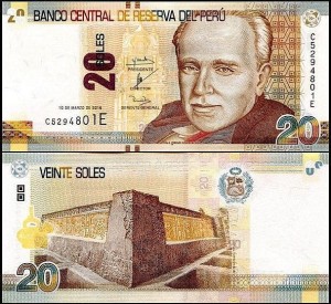 PERU, 20 SOLES 2016 Pick 193