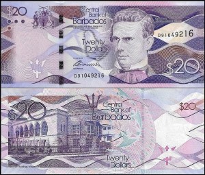 BARBADOS, 20 DOLLARS 2017, Pick 76b
