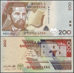 ALBANIA 200 LEKE 2012 Pick 71b