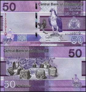 GAMBIA, 50 DALASIS 2019, seria A, Pick W40