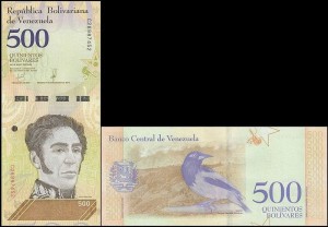 WENEZUELA, 500 BOLIVARES 18.05.2018 Pick 108b