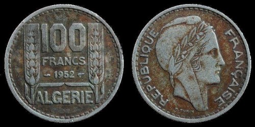Algieria 100Franków 1952 KM93.jpg