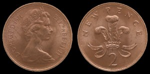 Anglia, 2 New Pence, KM 916