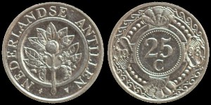 Antyle Hol., 25 Centów 1998, KM 35