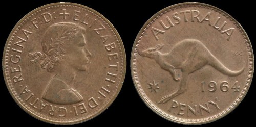 Australia 1 Penny 1964 KM 56.jpeg