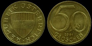Austria, 50 Groschen, KM 2885