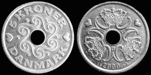 Dania, 5 Kroner ,KM 869.1, Stan I