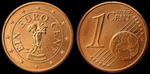 EURO-Austria Kwiat Goryczki, 1 cent 2011, KM 3082, Stan I