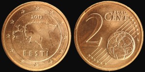 EURO-Estonia, 2 Centy 2012, KM 62, Stan I