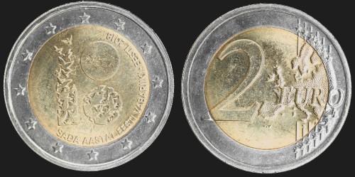 E estonia 2 euro 2018 stu;lecie niepodleglosci europejskiej.jpeg
