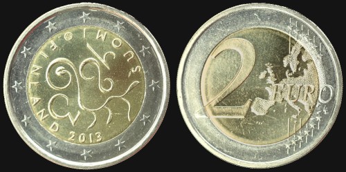 e finlandia 2 euro 2013 bimetal 150 r sesji parlamentu km 190.jpeg