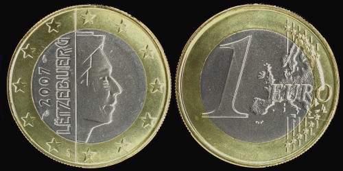 E luksemburg 1 euro 2007 km 92.jpeg
