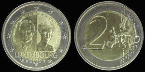Euro-Luksemburg 2 Euro 2019, 100 rocz. wstąpienia na tron, stan I