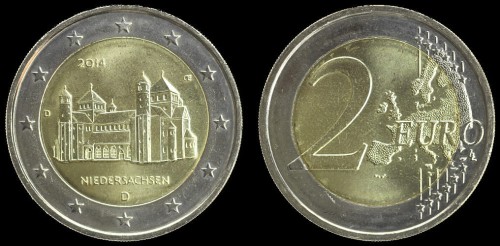 E Niemcy 2 euro 2014 Niedersachsen D km 334.jpeg