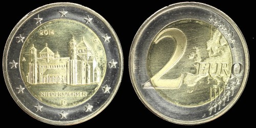 E Niemcy 2 euro Niedersachsen A km 334.jpeg