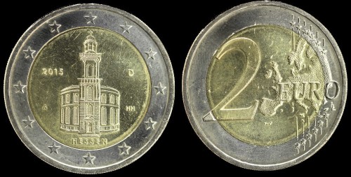 E Niemcy 2 euro 2015 Hessen A km  336.jpeg