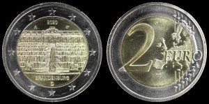 EURO-Niemcy, 2 Euro 2020 A, Brandenburgia, Stan I