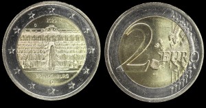 EURO-Niemcy, 2 Euro 2020 D, Brandenburgia, Stan I 