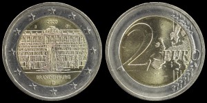 EURO-Niemcy, 2 Euro 2020 J, Brandenburgia, Stan I  
