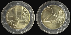 EURO-Niemcy, 2 Euro 2020 A Willy Brandt 50- roczn, stan I