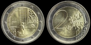 EURO-Niemcy, 2 Euro 2020 J Willy Brandt 50- roczn, stan I  