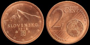 Euro-Słowacja, 2 Cents 2016 Krywań, KM 96