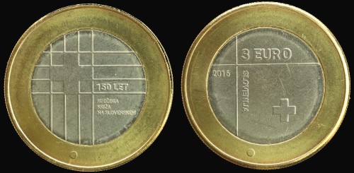 E Słowenia 3 euro 2016 150 lat czerwonego krzyza w slowenii.jpeg