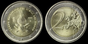 Euro-Włochy, 2 Euro 2020 80 lat krajowej straży pożarnej, st I