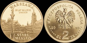 Polska, 2 Złote 2010, Warszawa - Stare Miasto