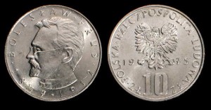 Polska, 10 Złotych 1975, Bolesław Prus, Stan I