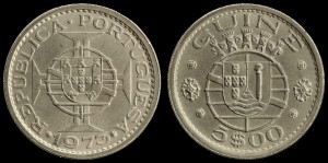 Gwinea Bissau / Portugalska, 5 Escudos 1975 KM 15
