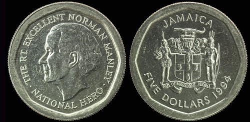 Jamajka 5 dollars 1994  km 163.jpeg