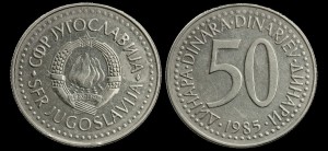 Jugosławia, 50 Dinara, KM 113, Stan I-