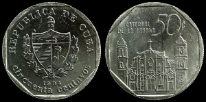 Kuba, 50 Centavos Covertible 1994, KM 578.1, Stan I-