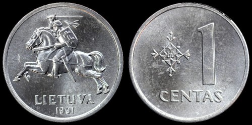 Litwa 1 centas 1991 km 85.jpeg