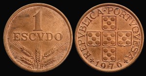 Portugalia, 1 Escudo, KM 597