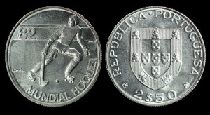 Portugalia, 2,5 Escudo (1982) Hokej na wrotkach, KM 613