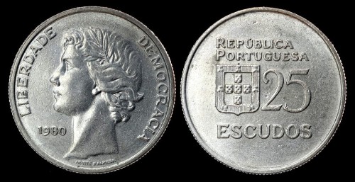 Portugalia 25 escudos 1980 km 607a.jpeg